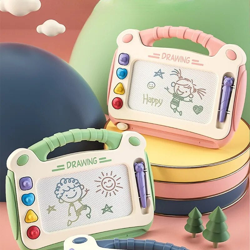 Planche à Dessin Magnétique Éducative pour Enfants – Développe Créativité et Motricité, 16 x 23,5 cm, Durable et Réutilisable 1
