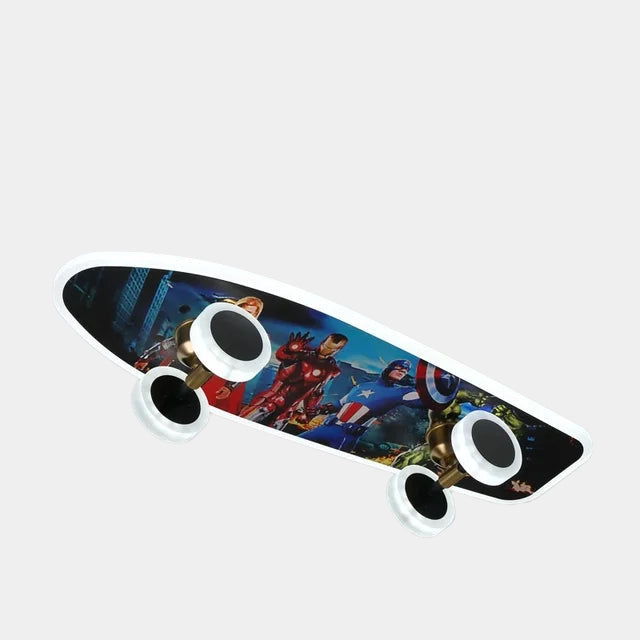 Planche à Roulettes Illuminée avec LED – Design Moderne en Acrylique pour Sécurité Nocturne 10