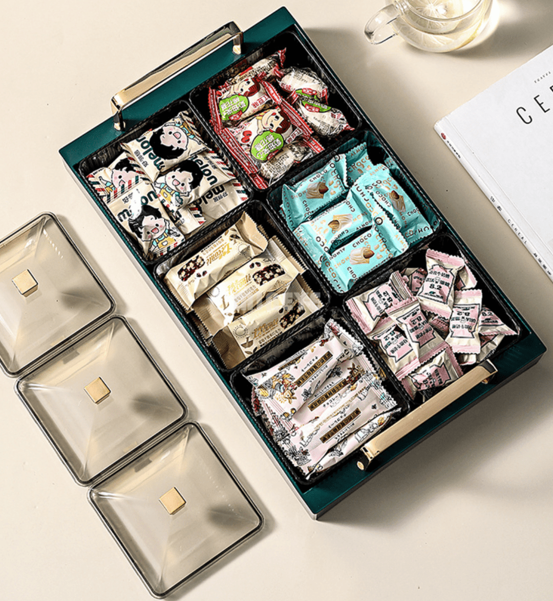 Plateau de Service à Dessert en Plastique Durable – Design Élégant et Pratique pour Vos Créations Culinaires 2