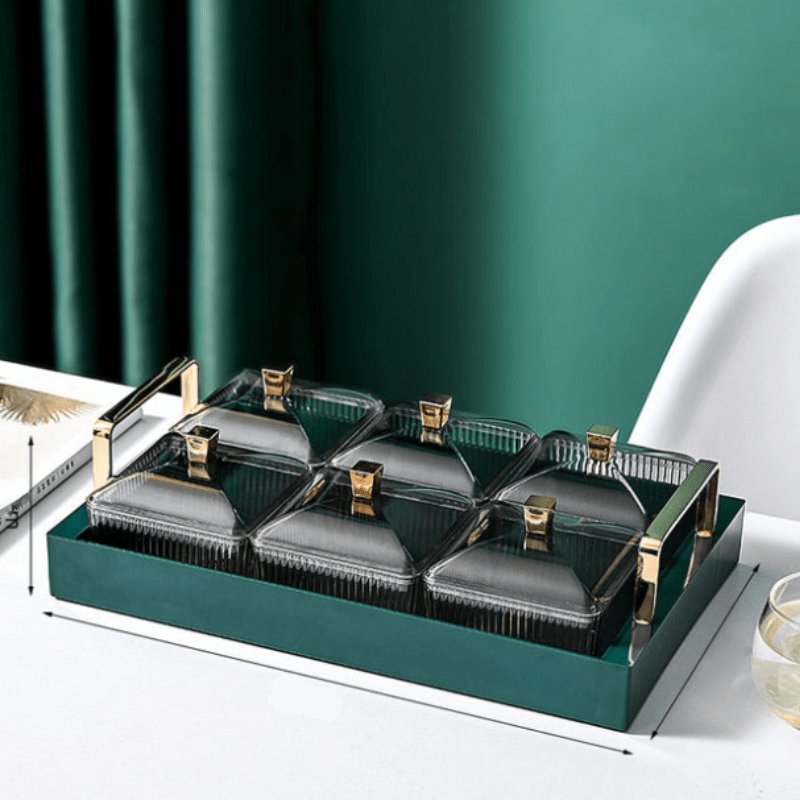 Plateau de Service à Dessert en Plastique Durable – Design Élégant et Pratique pour Vos Créations Culinaires 7