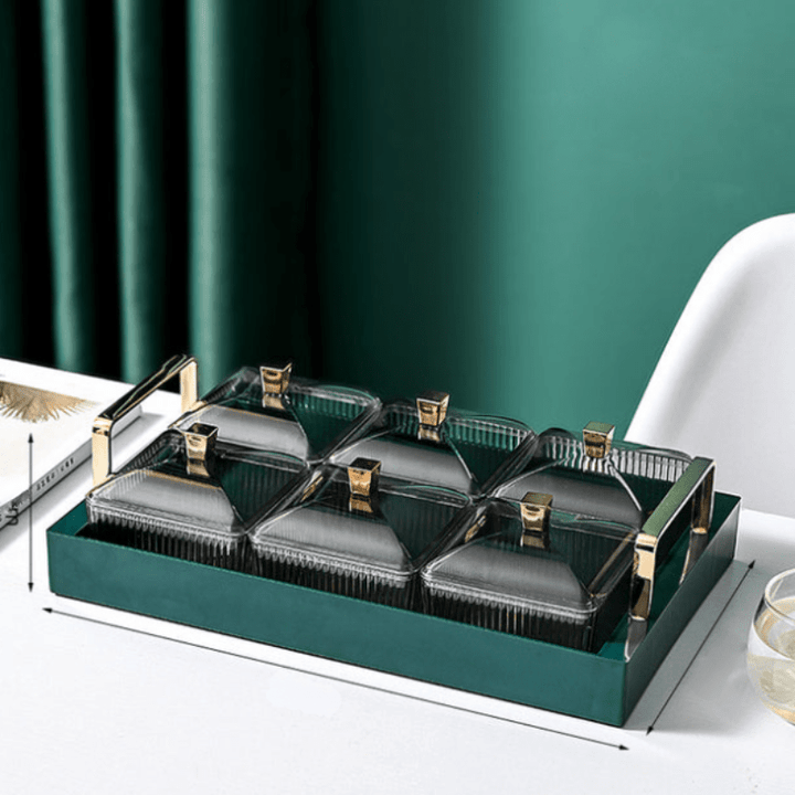 Plateau de Service à Dessert en Plastique Durable – Design Élégant et Pratique pour Vos Créations Culinaires 7