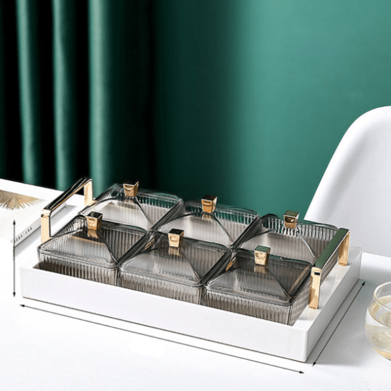 Plateau de Service à Dessert en Plastique Durable – Design Élégant et Pratique pour Vos Créations Culinaires 8