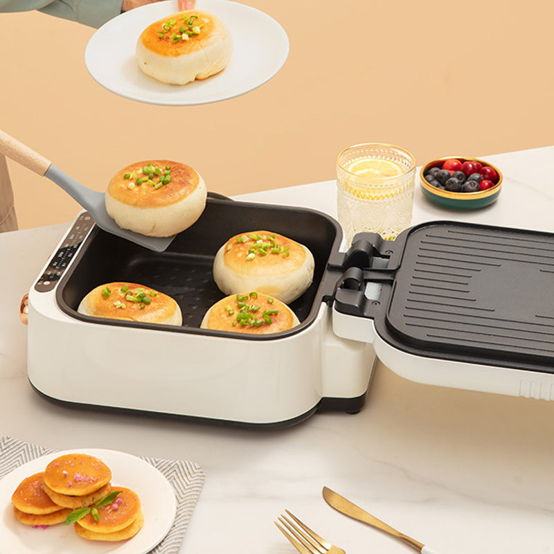 Poêle Inox 18/10 FlexiCook – Sauteuse en Acier Inoxydable pour Cuisson à la Vapeur et au Four, 13,4 x 24,5 cm 2