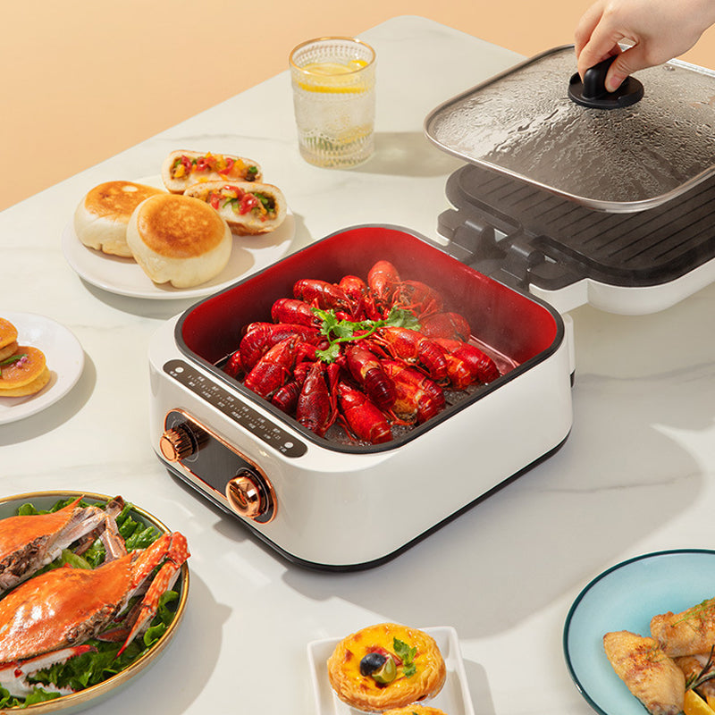 Poêle Inox 18/10 FlexiCook – Sauteuse en Acier Inoxydable pour Cuisson à la Vapeur et au Four, 13,4 x 24,5 cm 3