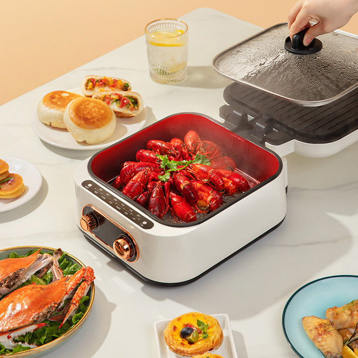 Poêle Inox 18/10 FlexiCook – Sauteuse en Acier Inoxydable pour Cuisson à la Vapeur et au Four, 13,4 x 24,5 cm 3