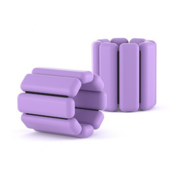 Poids de poignets Pilates ajustables - Lot de 2 poids, matériau respirant, confortables à porter 0