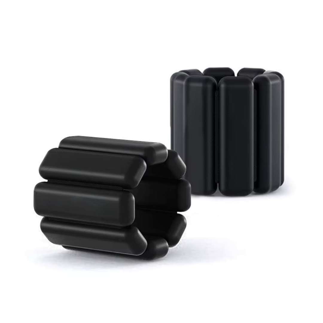 Poids de poignets Pilates ajustables - Lot de 2 poids, matériau respirant, confortables à porter 2
