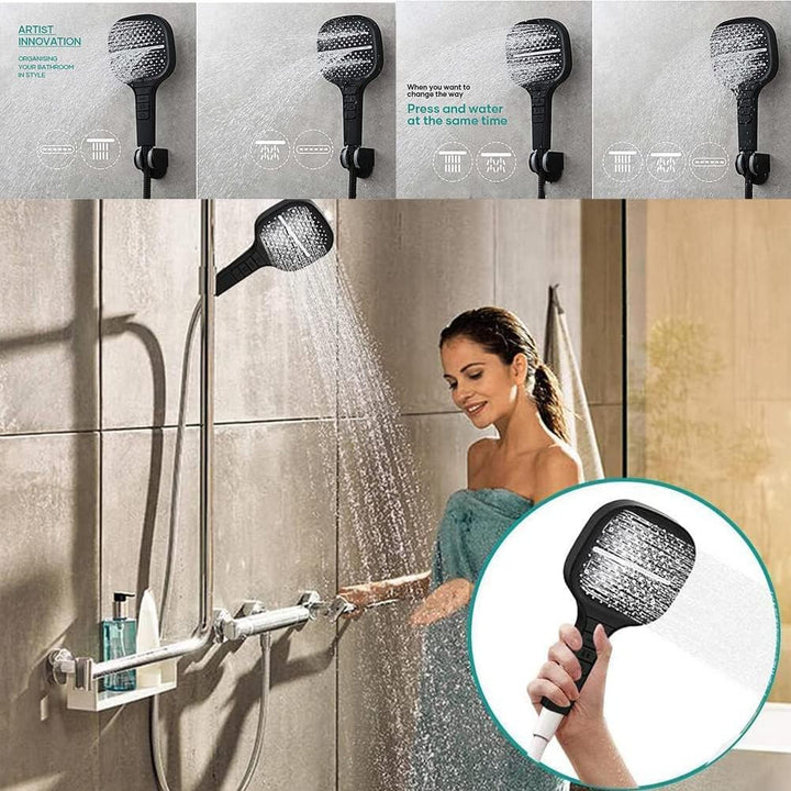 Pommeau de Douche Haute Pression à 8 Vitesses – Expérience de Douche Personnalisée avec Modes Ajustables 5