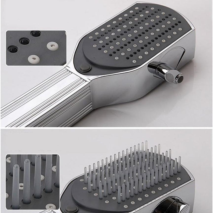Pommeau de Douche TangleFree avec Peigne Intégré – Jet d'Eau Doux et Conception Ergonomique pour un Démêlage Facile 1