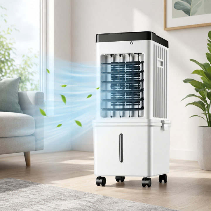 Portable Air Conditioner Cooling Fan Remote Control Windowless