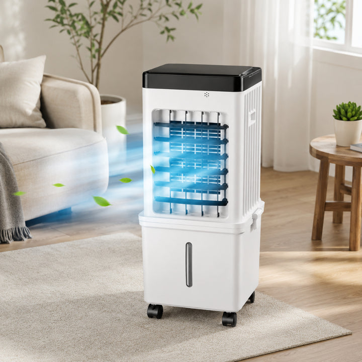 Portable Air Conditioner Cooling Fan Remote Control Windowless