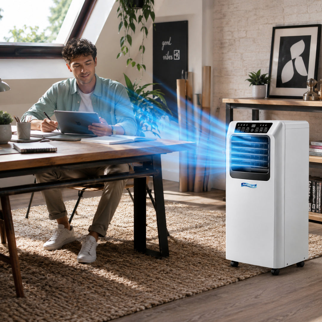 Portable Air Conditioner Window Energy Efficient Unit 7000 BTU