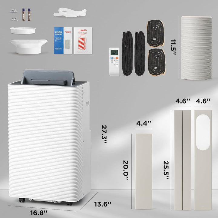Unità di condizionatore d'aria portatile intelligente WiFi raffreddamento riscaldamento 14000 BTU