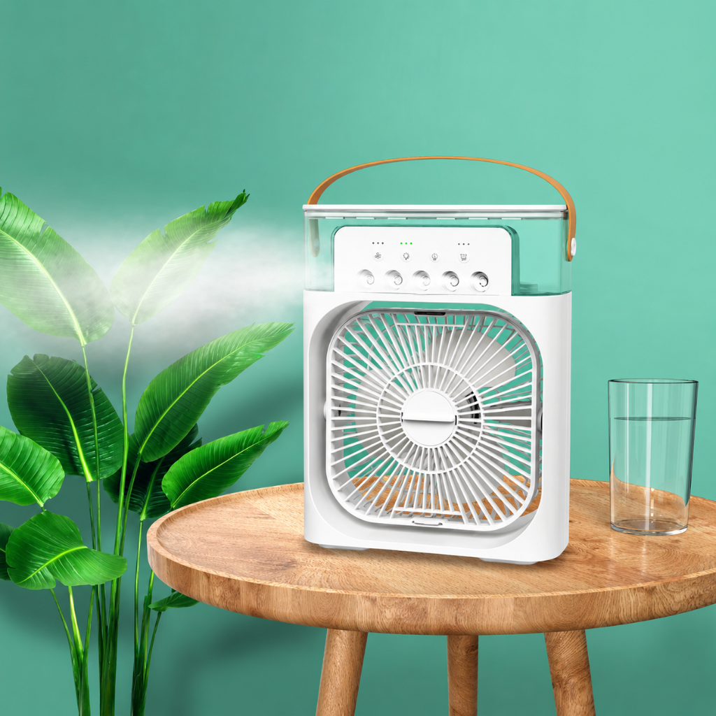 Portable Air Cooler Personal Cooling Fan Compact Design