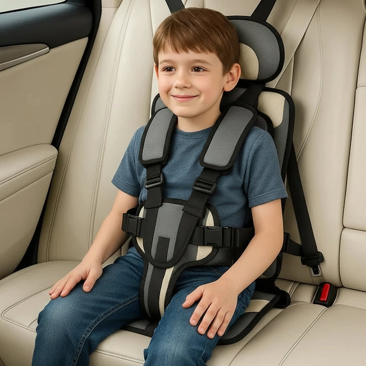 Seggiolino Auto Portatile Cinture Sicurezza 5 Punti