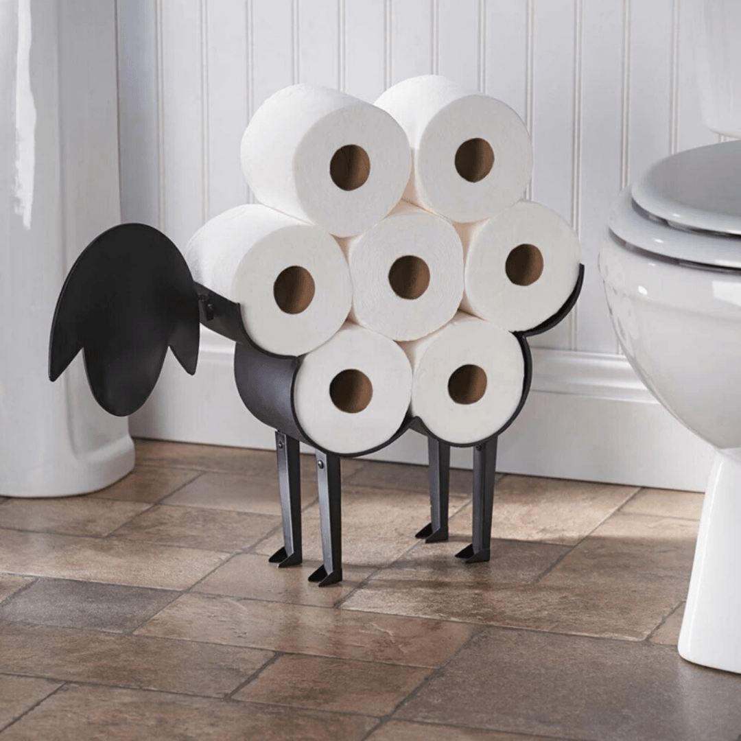 Porte-Rouleau Papier Toilette Animaux en Fer – Support Pratique et Décoratif pour Salle de Bain 3