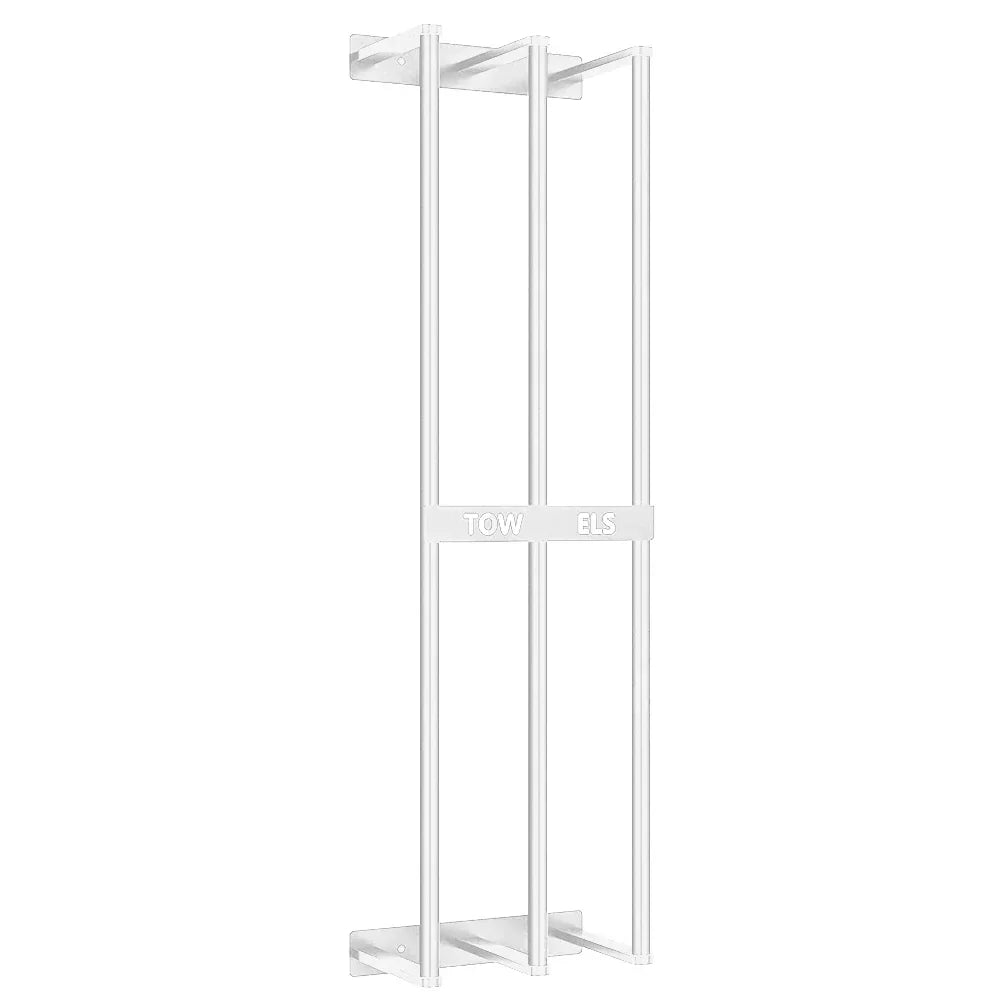 Porte Serviettes Compact et Élégant pour Salle de Bain – Rangement Pratique et Design Moderne en Plastique 5