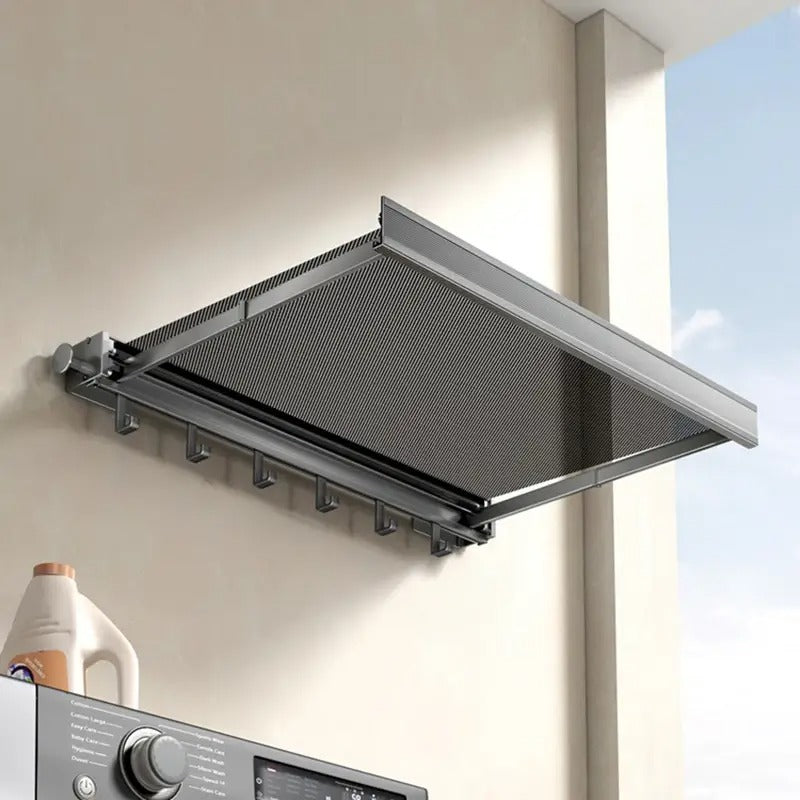 Porte Serviettes Minimaliste avec Espace de Rangement pour Salle de Bain - Design Élégant en Alliage d'Aluminium 0