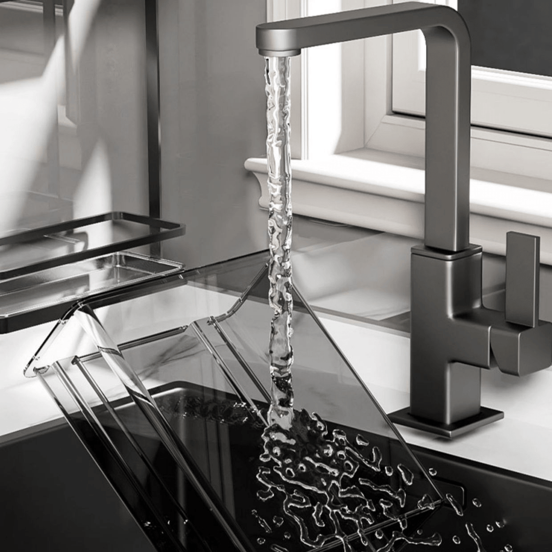 Porte Ustensiles Cuisine Tout-en-Un avec Ventouses Puissantes – Rangement Pratique pour Couteaux et Ustensiles de Cuisine 3