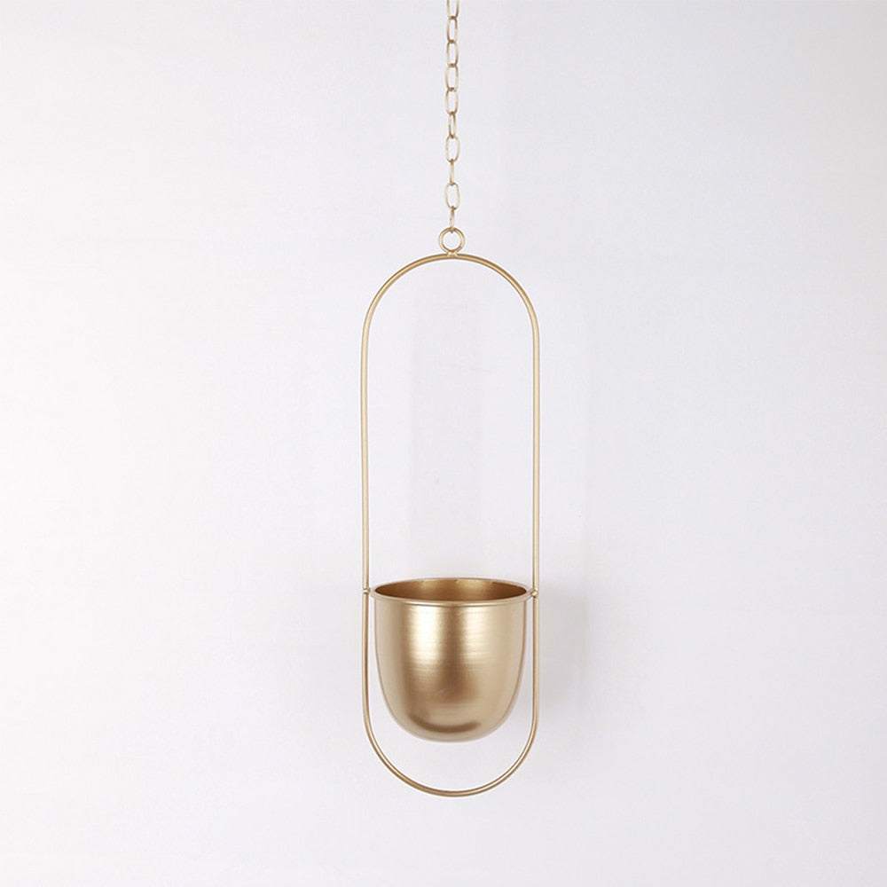 Pot de Fleur Suspendu en Métal et Bois – Design Moderne pour Intérieur, Idéal pour Ajouter de la Verdure 11