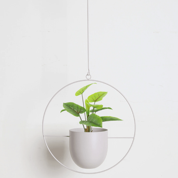 Pot de Fleur Suspendu en Métal et Bois – Design Moderne pour Intérieur, Idéal pour Ajouter de la Verdure 6