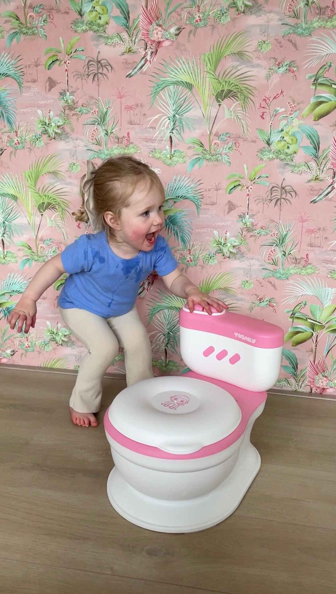 Potty Trainer Compact avec Son de Chasse d'Eau – Apprentissage de la Propreté Amusant pour Enfants en PVC 2