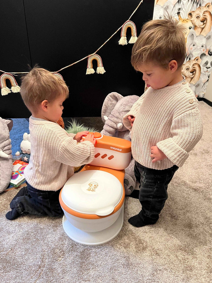 Potty Trainer Compact avec Son de Chasse d'Eau – Apprentissage de la Propreté Amusant pour Enfants en PVC 7