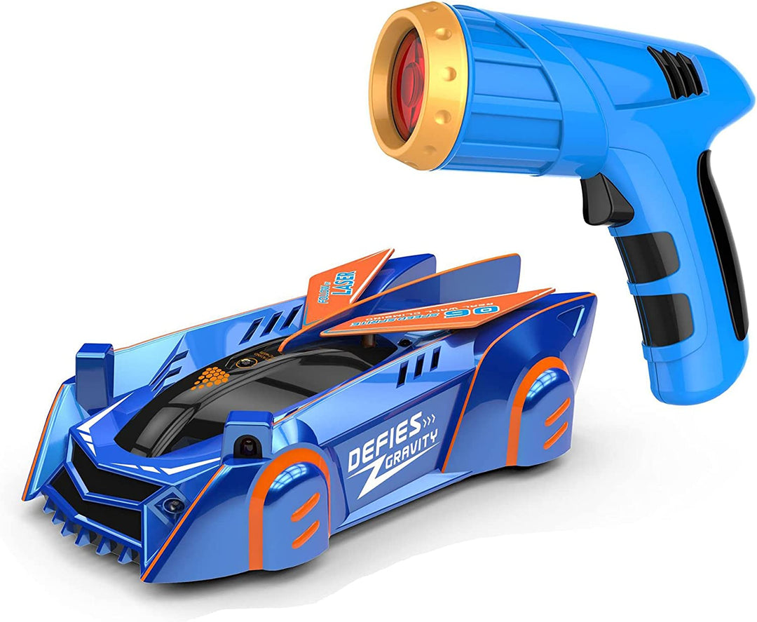Poussette Grimpante Sans Fil avec Technologie d'Aspiration – Bleu, Movements Verticaux et Cascades Impressionnantes 0