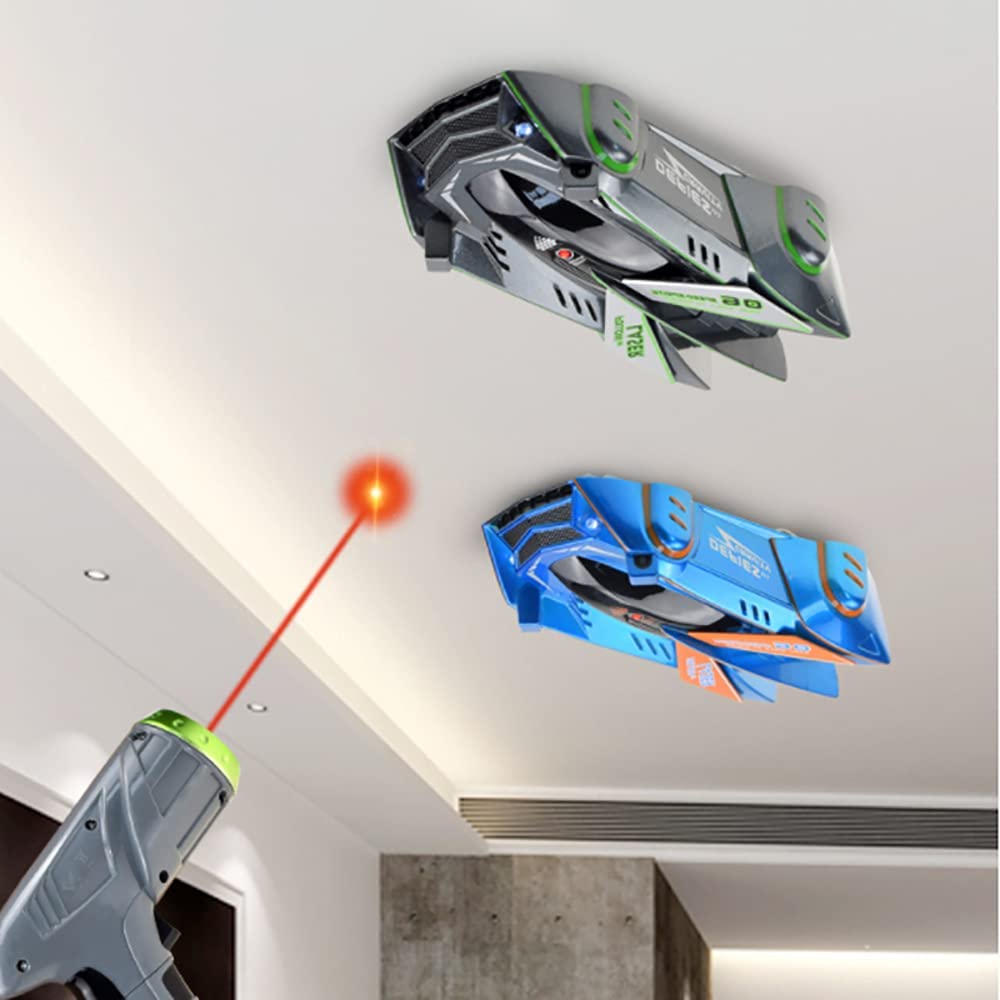 Poussette Grimpante Sans Fil avec Technologie d'Aspiration – Bleu, Movements Verticaux et Cascades Impressionnantes 1