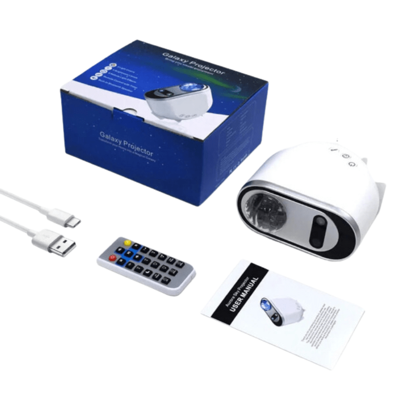 Projecteur Galaxy 3-en-1 avec Bruit Blanc, Bluetooth et Mode Rythme – Ambiance Relaxante pour Sommeil Apaisant 2
