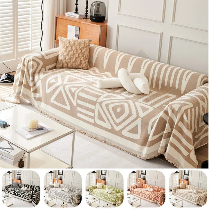 Protecteur Universel pour Canapé en Polyester et Coton – Style Bohème, Idéal pour Animaux de Compagnie, 90x180cm à 180x300cm 1