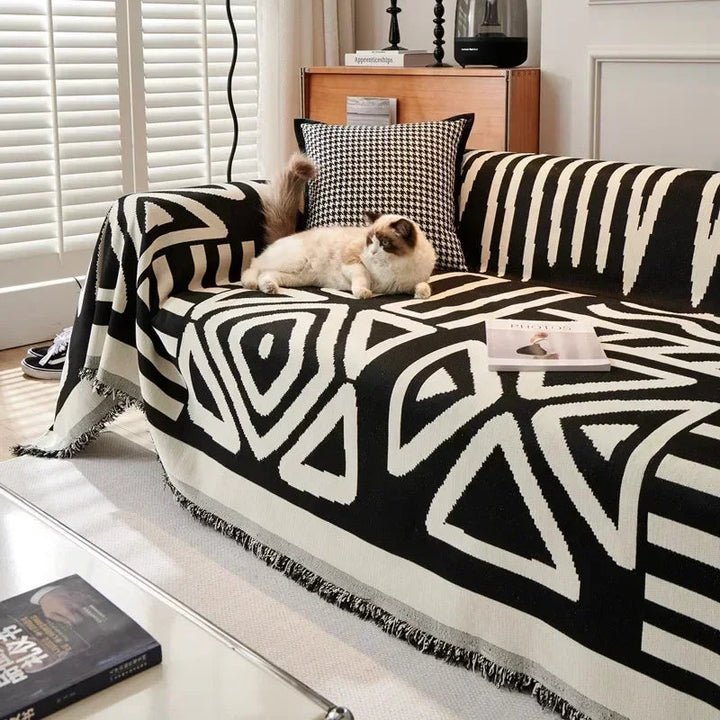 Protecteur Universel pour Canapé en Polyester et Coton – Style Bohème, Idéal pour Animaux de Compagnie, 90x180cm à 180x300cm 2
