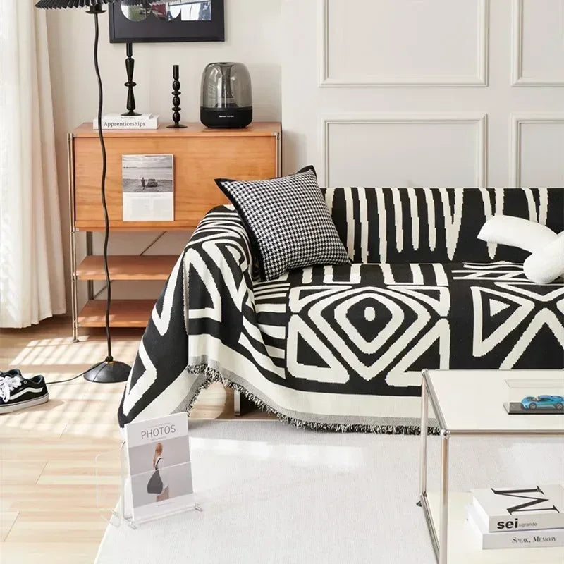 Protecteur Universel pour Canapé en Polyester et Coton – Style Bohème, Idéal pour Animaux de Compagnie, 90x180cm à 180x300cm 4