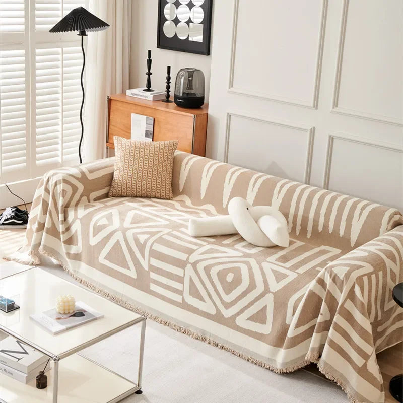Protecteur Universel pour Canapé en Polyester et Coton – Style Bohème, Idéal pour Animaux de Compagnie, 90x180cm à 180x300cm 7