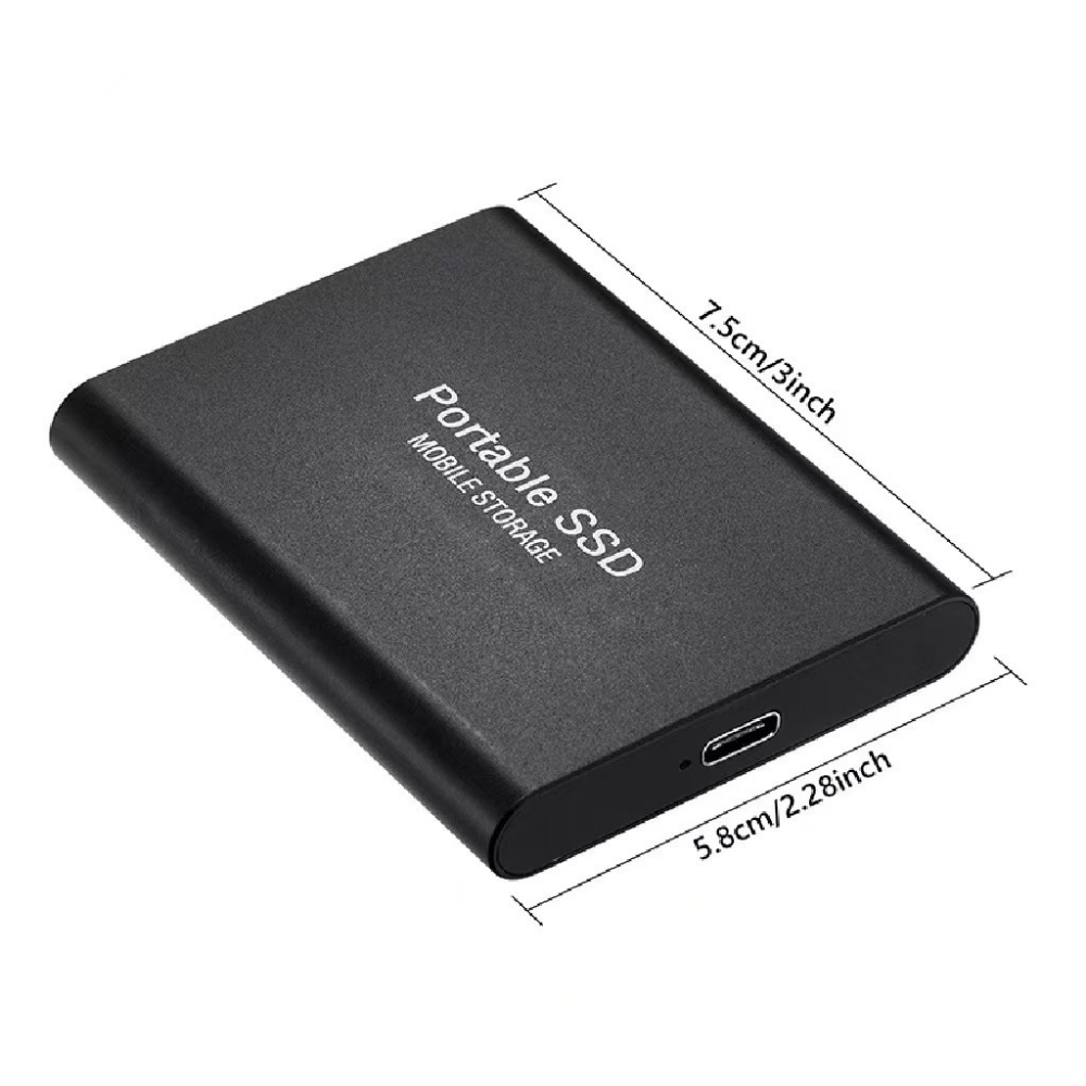 External SSD Portable USB C Storage Drive