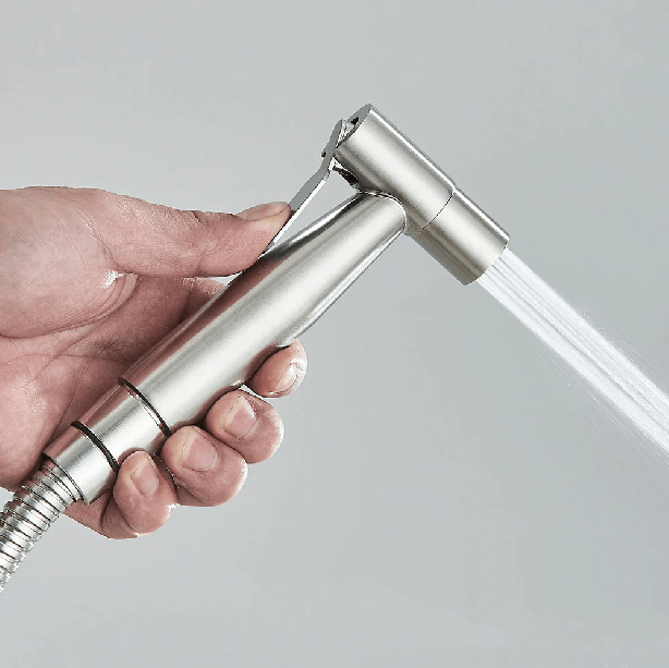 Pulvérisateur WC-Bidet Ergonomique en Acier Inoxydable avec Pression d'Eau Réglable – Hygiène et Confort Optimal 5