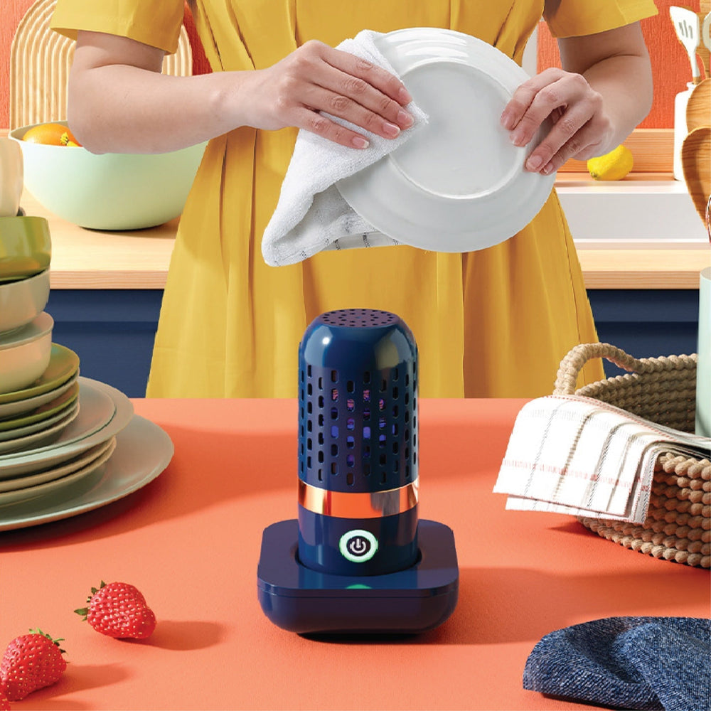 Purificateur Alimentaire Innovant avec Technologie OH pour Éliminer Pesticides et Contaminants – Compact et Portable, Bleu 1