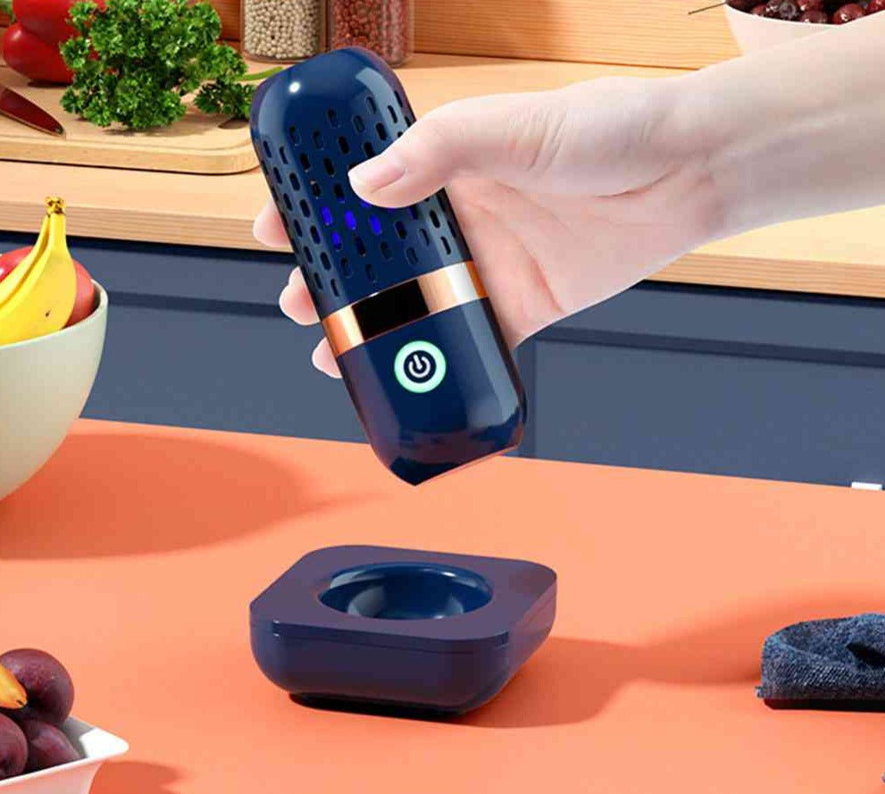 Purificateur Alimentaire Innovant avec Technologie OH pour Éliminer Pesticides et Contaminants – Compact et Portable, Bleu 4