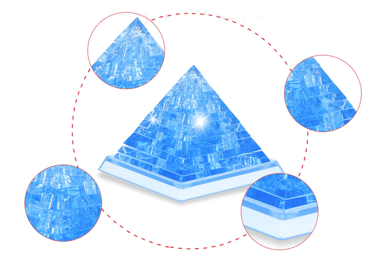 Pyramide de Cristal 3D en Silicone – Puzzle Stimulant pour Développer la Concentration et la Pensée Logique 1