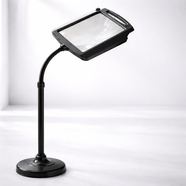 Reading Lamp Magnifier LED Floor Stand Full Page