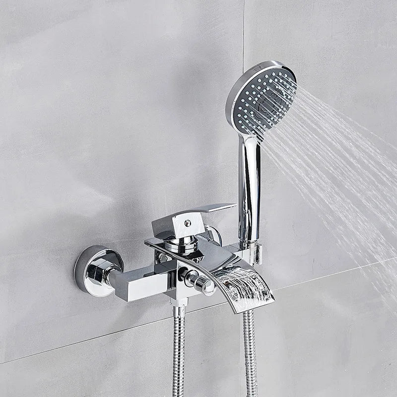 Robinet Cascade à Poignée Unique en Laiton et Acier Inoxydable pour Salle de Bain – Mitigeur Lavabo Élégant et Pratique 10