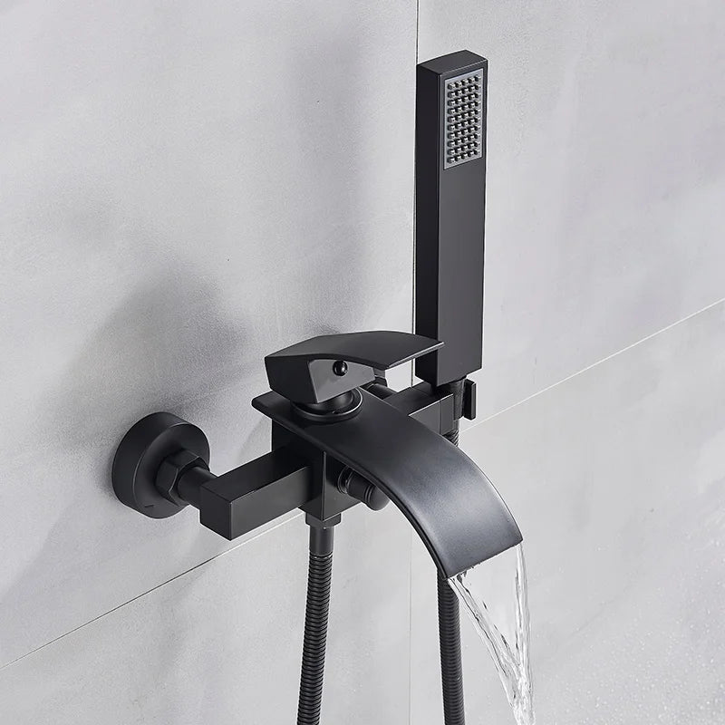 Robinet Cascade à Poignée Unique en Laiton et Acier Inoxydable pour Salle de Bain – Mitigeur Lavabo Élégant et Pratique 4