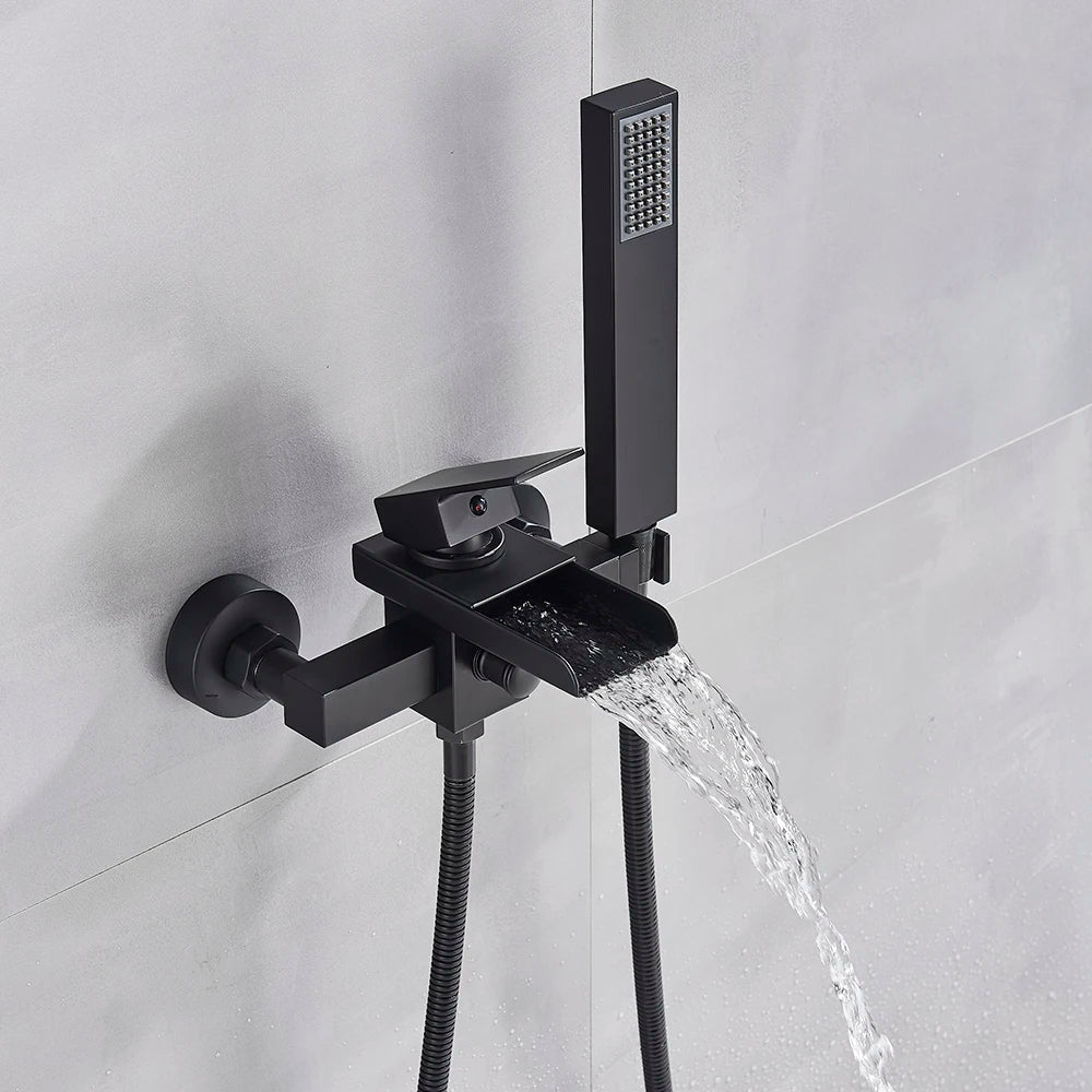 Robinet Cascade à Poignée Unique en Laiton et Acier Inoxydable pour Salle de Bain – Mitigeur Lavabo Élégant et Pratique 5