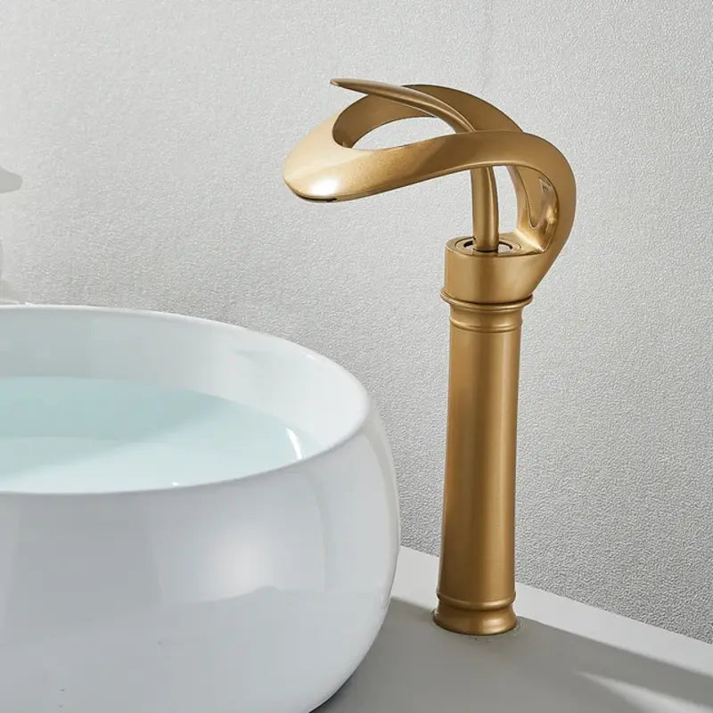 Robinet Salle de Bain Noir Monté sur Pont en Laiton – Mitigeur Lavabo Design Moderne et Économie d'Eau 9