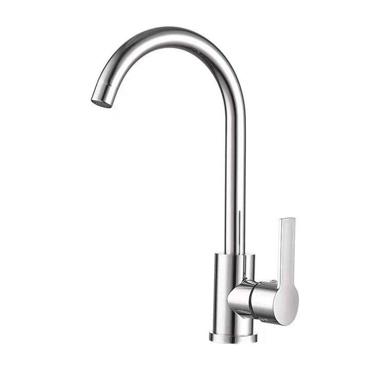 Robinet de Cuisine Chromé avec Contrôle Unique, Mitigeur Durable pour Cuisine Moderne 2
