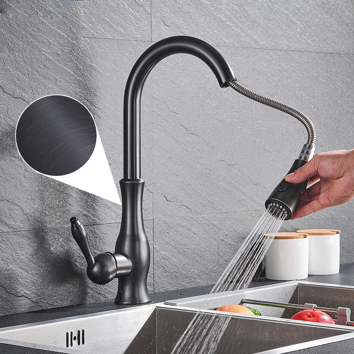 Robinet de Cuisine Doré avec Bec Rotatif – Mitigeur Cuisine Élégant en Acier Inoxydable, Installation Facile 6