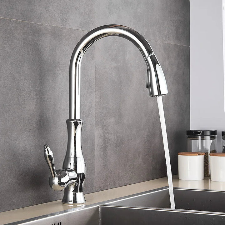 Robinet de Cuisine Doré avec Bec Rotatif – Mitigeur Cuisine Élégant en Acier Inoxydable, Installation Facile 7