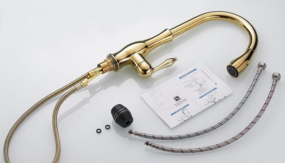 Robinet de Cuisine Extractible en Acier Inoxydable avec Tuyau Flexible – Design Moderne et Pratique 5