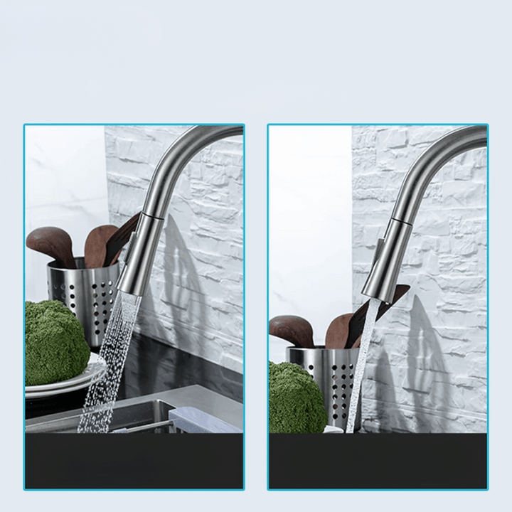 Robinet de Cuisine Intelligent Noir en Acier Inoxydable avec Capteur de Mouvement – Mitigeur Cuisine Élégant et Pratique 3