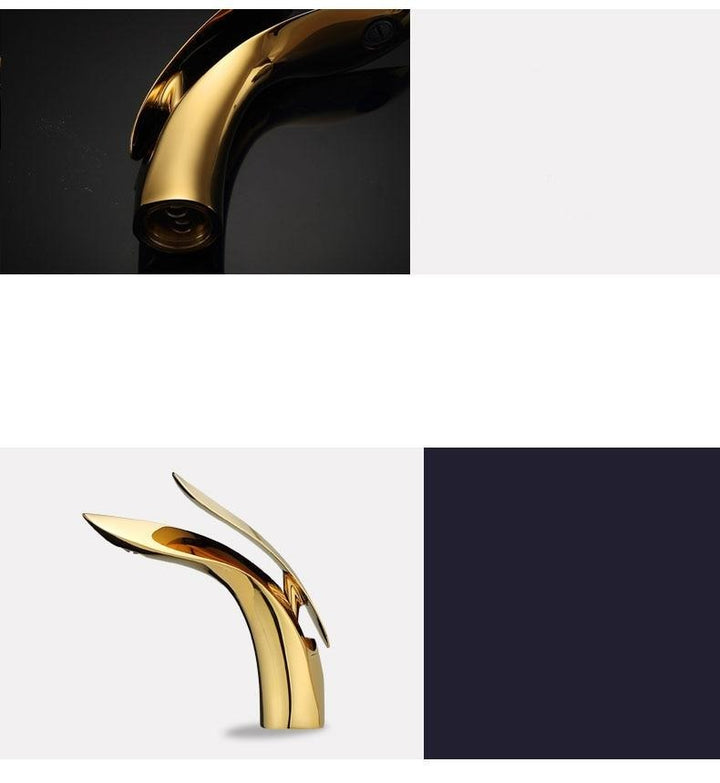 Robinet de Lavabo Incurvé en Acier Inoxydable – Mitigeur Salle de Bain Moderne avec Économie d'Eau et Installation Facile 3